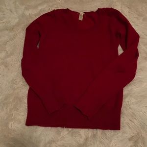 Dark Red Sweater